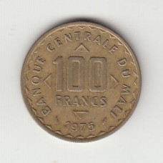 100 франков, Мали, 1975