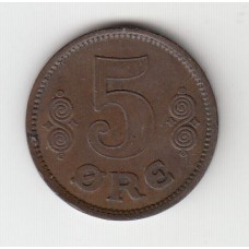 5 эре, Дания, 1916