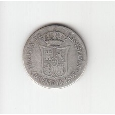40 сентимо, Испания, 1865
