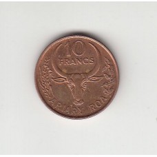 10 франков, Мадагаскар, 1996