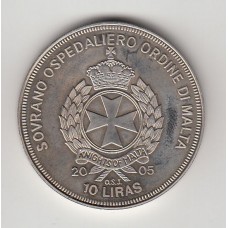 10 лир, Мальтийский Орден, 2005
