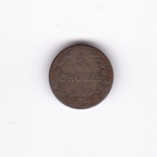 5 грошей, Польша, 1840