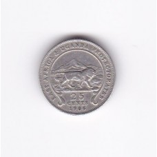 25 центов, Восточная Африка и Протекторат Уганда, 1906