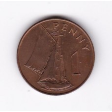 1 пенни, Гамбия, 1966