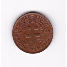 1 франк, Французский Камерун, 1943
