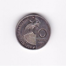 10 франков, Франция, 1986